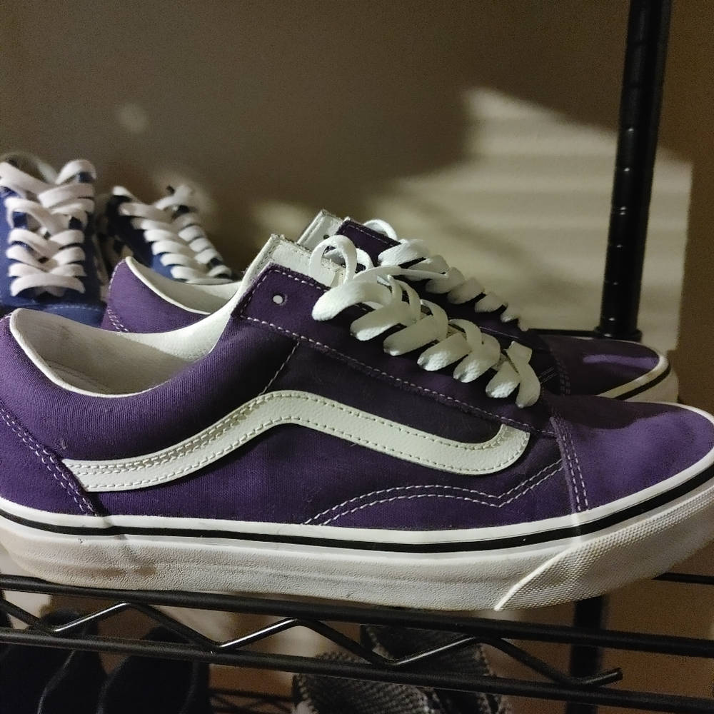Vans - Purple & White